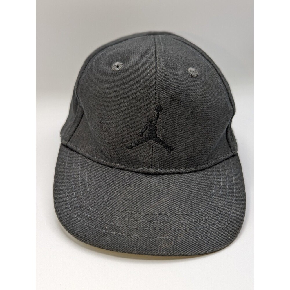 Air Jordan Jumpman Hat Cap Infant Size Adjustable Buckle Black Logo Embroidered